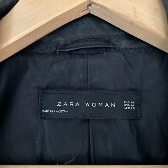 Zara Genuine Leather Jacket - Picture 3 of 3